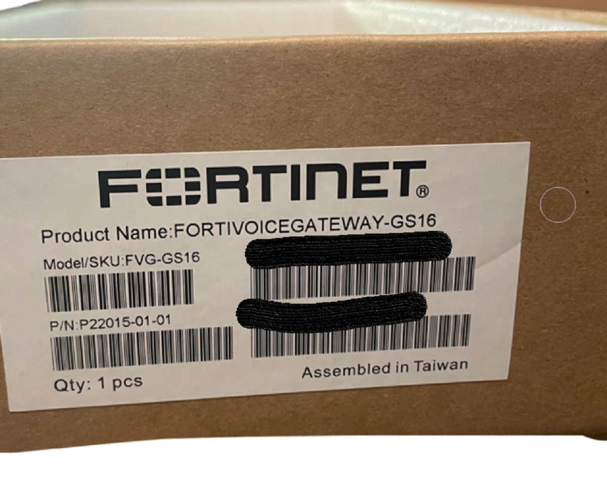 Fortinet FortiVoice FVG-GS16 Gateway – 16 Port FXS VoIP Gateway NIB