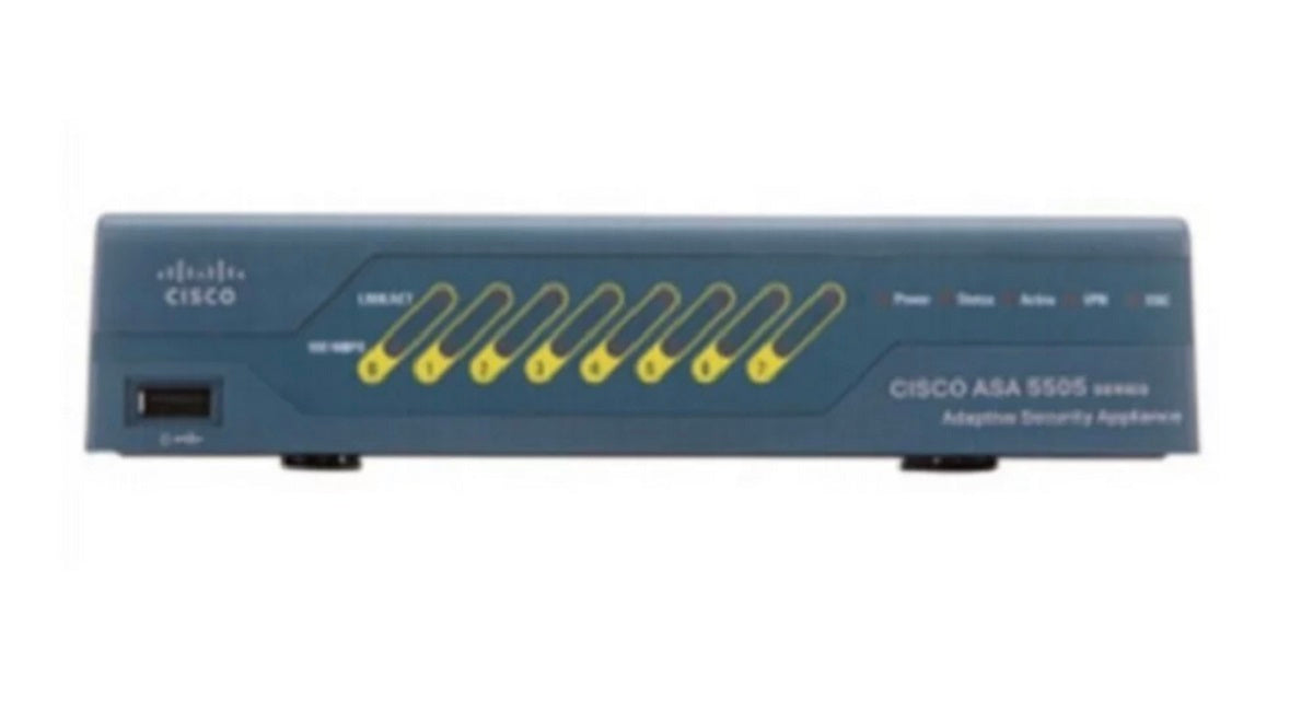 OEM Cisco ASA5505-K9 Security Appliance with Integrated 8-Port Ethernet Switch