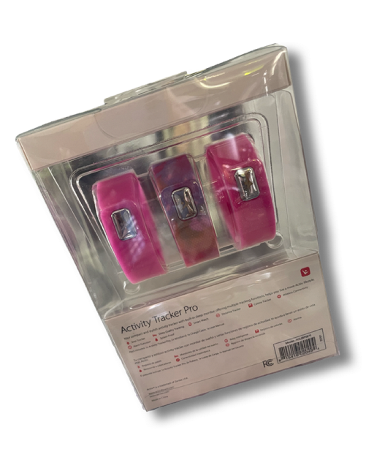 ACTIIV Zenixx Glow/Solid/Tie-Dye Bundle Activity Tracker Pro – Pink ACUBF021I