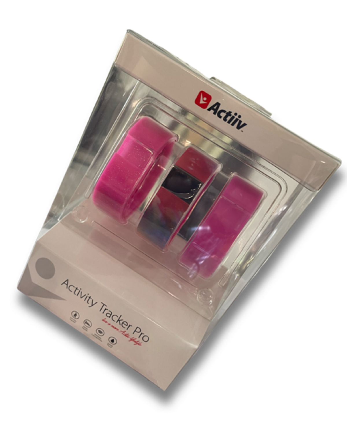 ACTIIV Zenixx Glow/Solid/Tie-Dye Bundle Activity Tracker Pro – Pink ACUBF021I