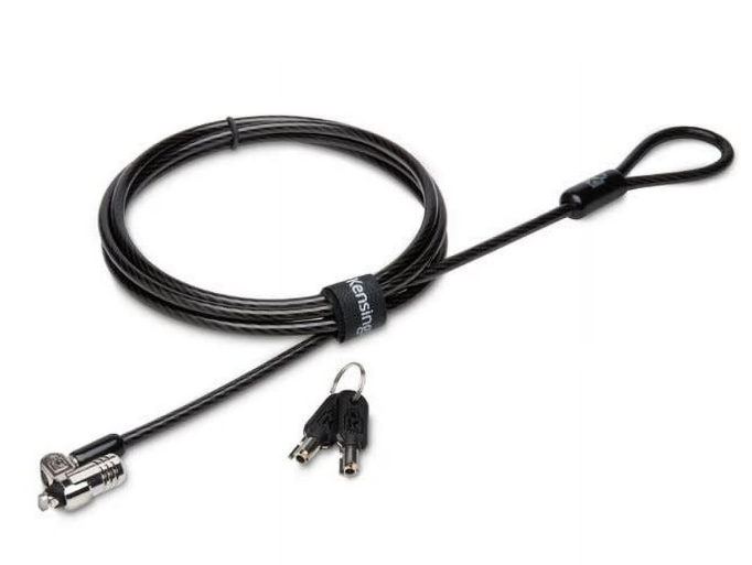 Kensington K67891US Laptop Computer Lock Pro Round Key T-Bar Lock, Black