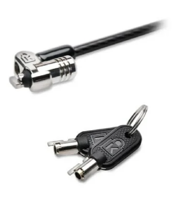 Kensington K67891US Laptop Computer Lock Pro Round Key T-Bar Lock, Black