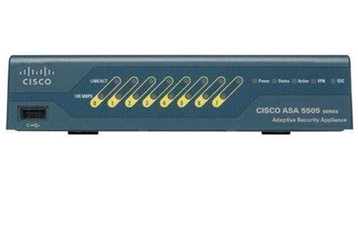 OEM Cisco ASA5505-K9 Security Appliance with Integrated 8-Port Ethernet Switch