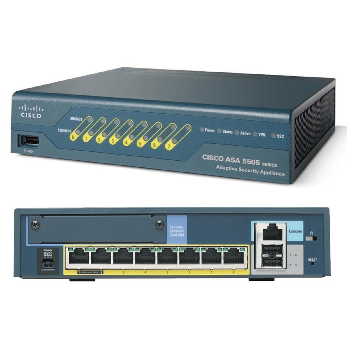 OEM Cisco ASA5505-K9 Security Appliance with Integrated 8-Port Ethernet Switch
