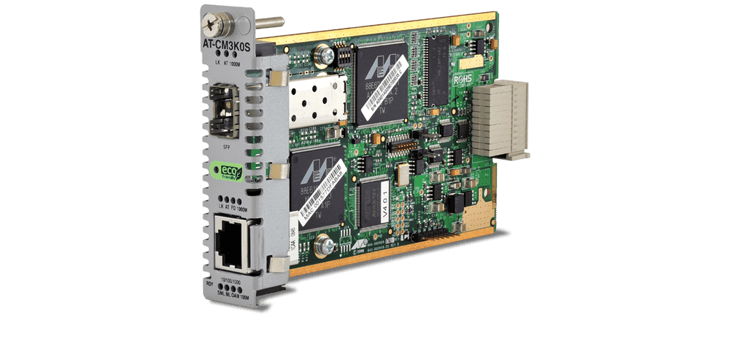 Allied Telesis AT-CM3K0S 990-002164-00 Fiber Media Converter New Open Box