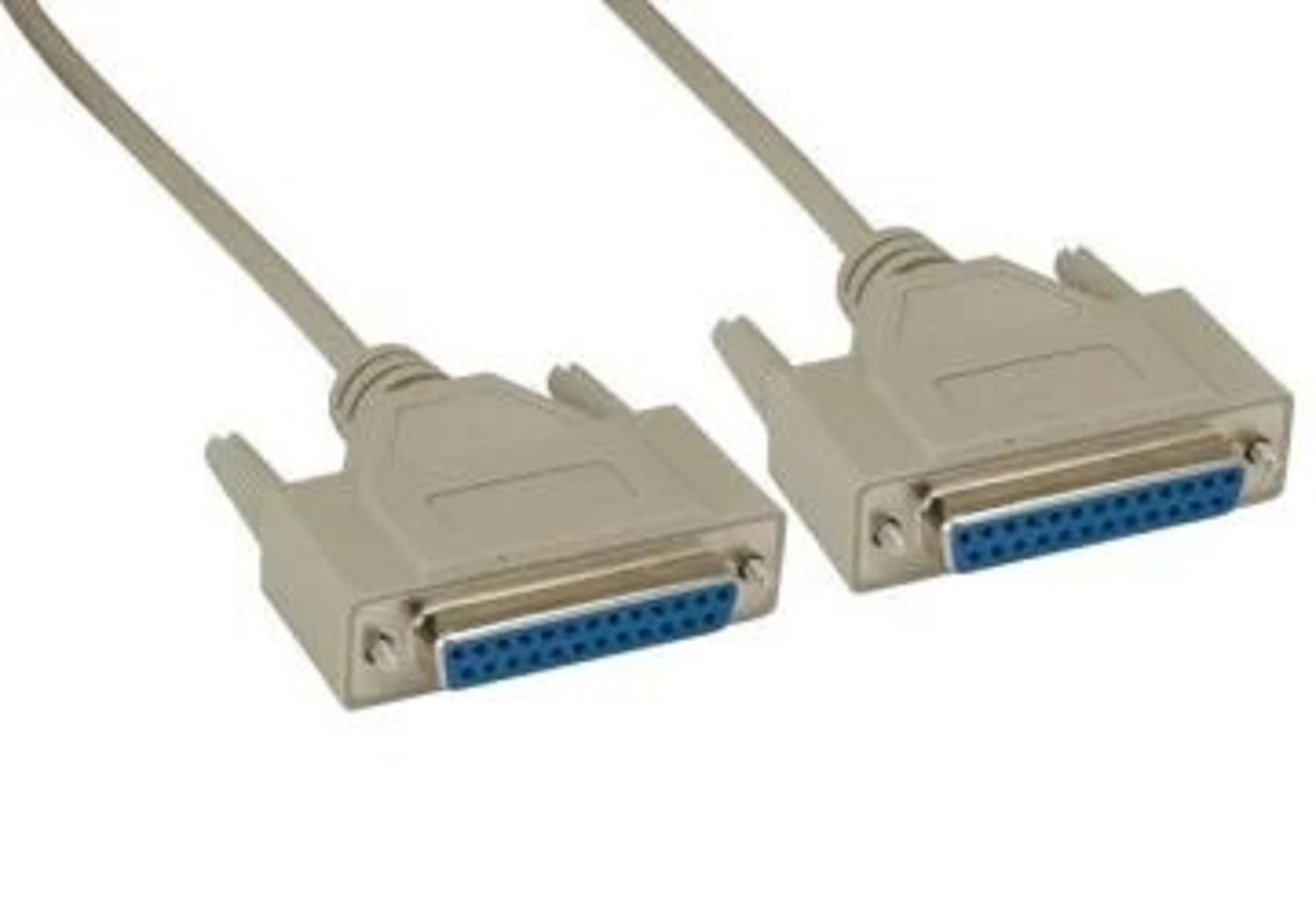 Belkin F3D153-10 DB25 Null Modem Cable F/F 10ft RS232 Serial Cable