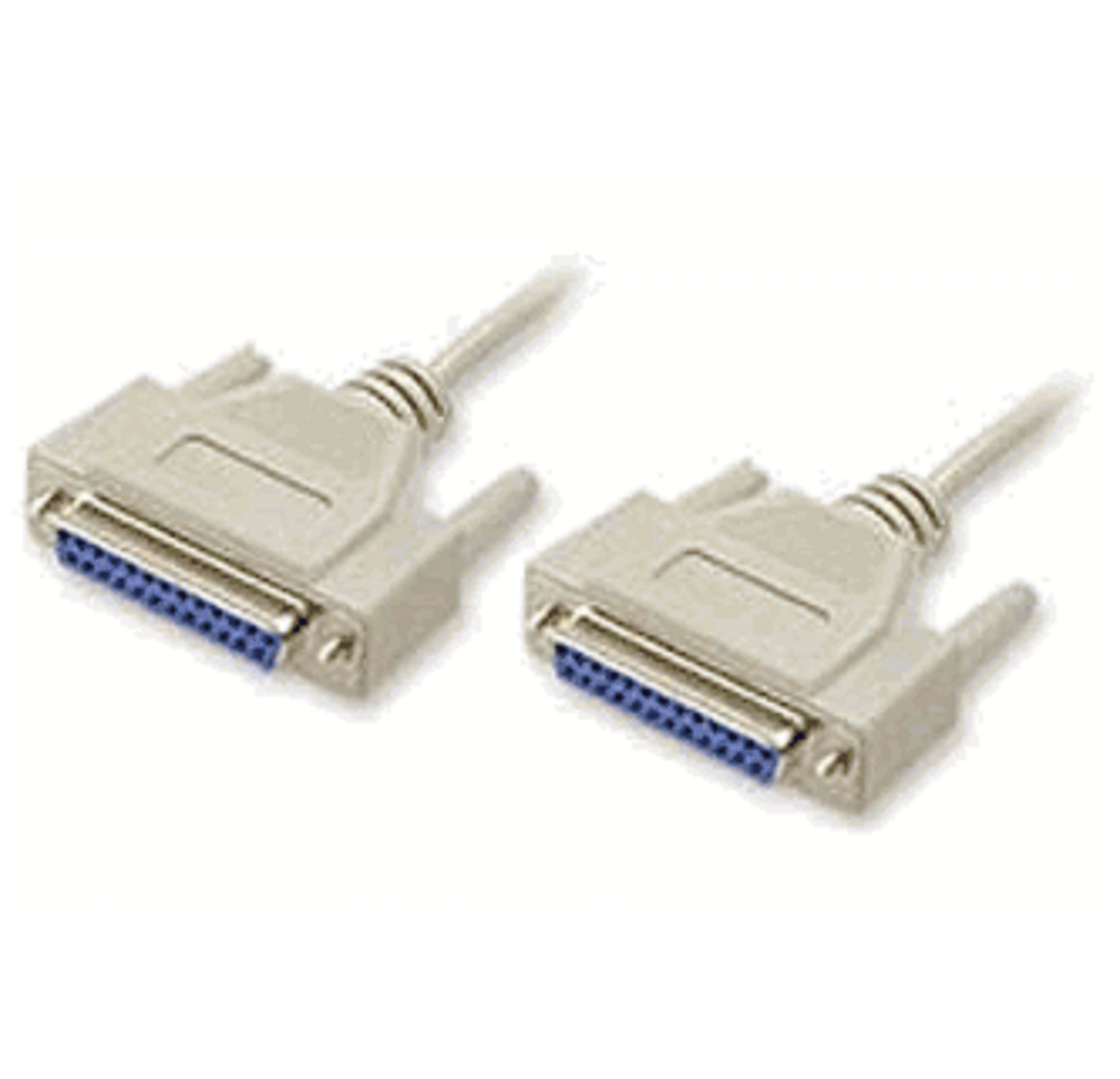 Belkin F3D153-10 DB25 Null Modem Cable F/F 10ft RS232 Serial Cable
