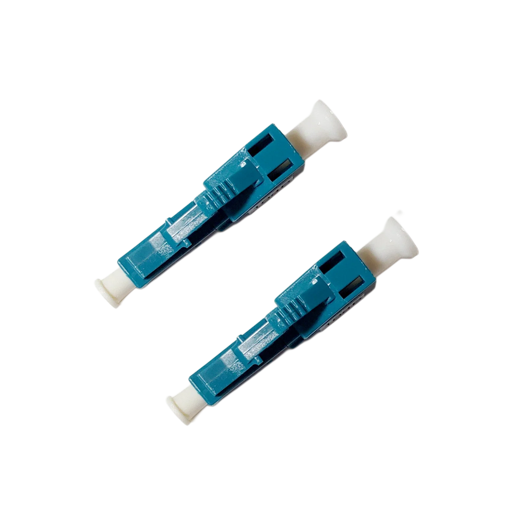 LC/UPC 5dB Fiber Optic Attenuator | Single Mode Build-Out Adapter Blue